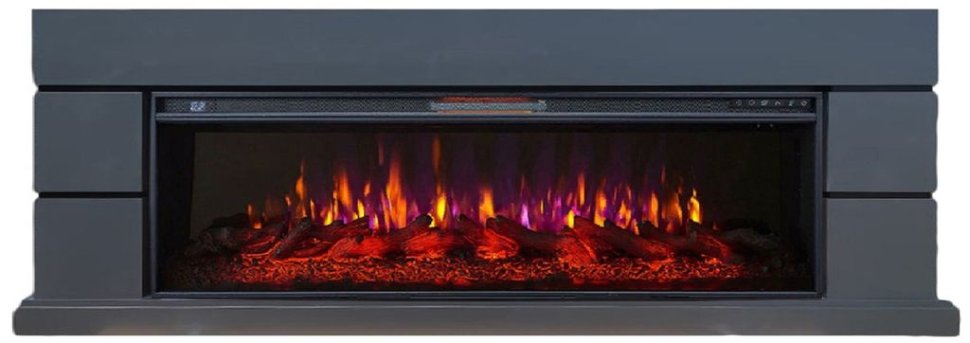 Каминокомплект Interflame Норд с очагом FreeSpace 60 LED FX QZ графит