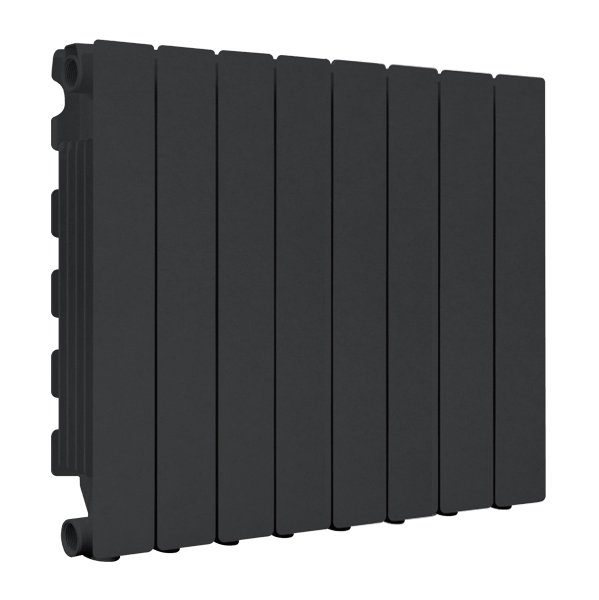 Алюминиевый радиатор отопления Fondital 500/100 Blitz Super B4  Black Coffee 8 секций