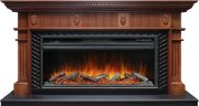 Каминокомплект Royal Flame Carlyle с очагом Vision 42 LOG LED орех с черным