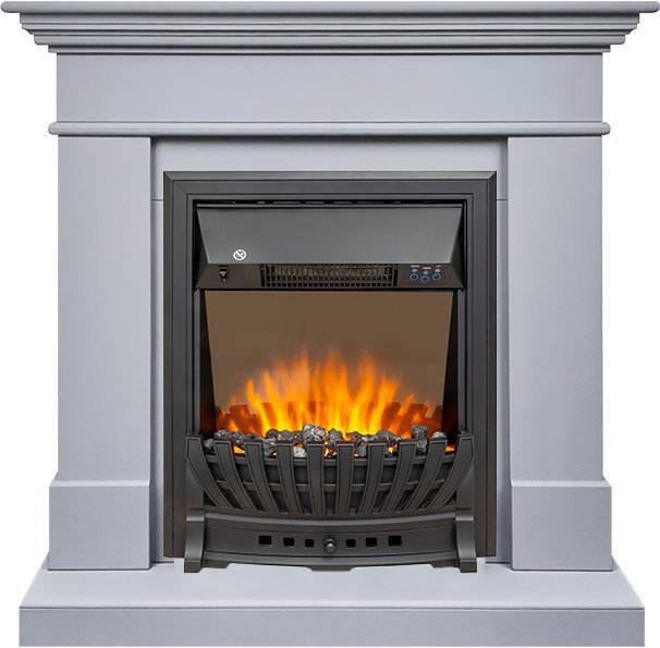 Каминокомплект Royal Flame California STD CRM (Разборный) с очагом Aspen Black санд смоук