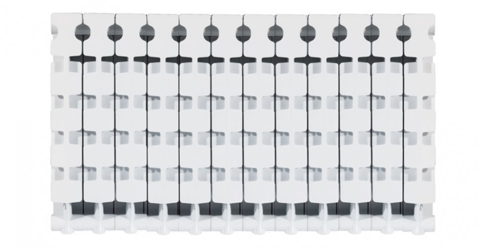 Алюминиевый радиатор отопления Fondital 500/100 Calidor Super B4 (12 секций)