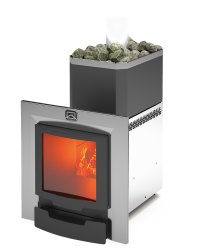 Печь отопительная Теплодар Русь-18 ЛНЗП Профи Панорама (1.1)