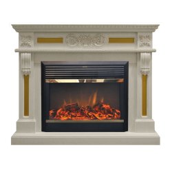 Каминокомплект RealFlame Corsica 26 WT с очагом MoonBlaze LUX Brass
