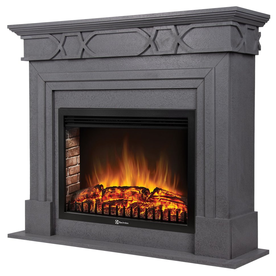 Каминокомплект Firelight Antico 30 с очагом Electrolux EFP/P-3020LS серый