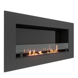 Встроенный биокамин SteelHeat Grand 1200 Lite стекло стемалит