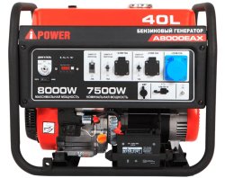Бензиновый генератор A-iPower A8000EAX