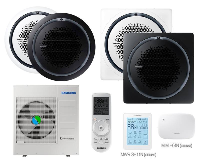 Кассетная сплит-система Samsung AC100MN4PKH/EU/AC100BXADEH/AF
