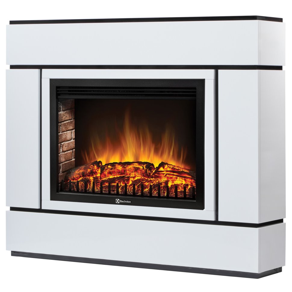 Каминокомплект Firelight Lacado 30 с очагом Electrolux EFP/P-3020LS белый