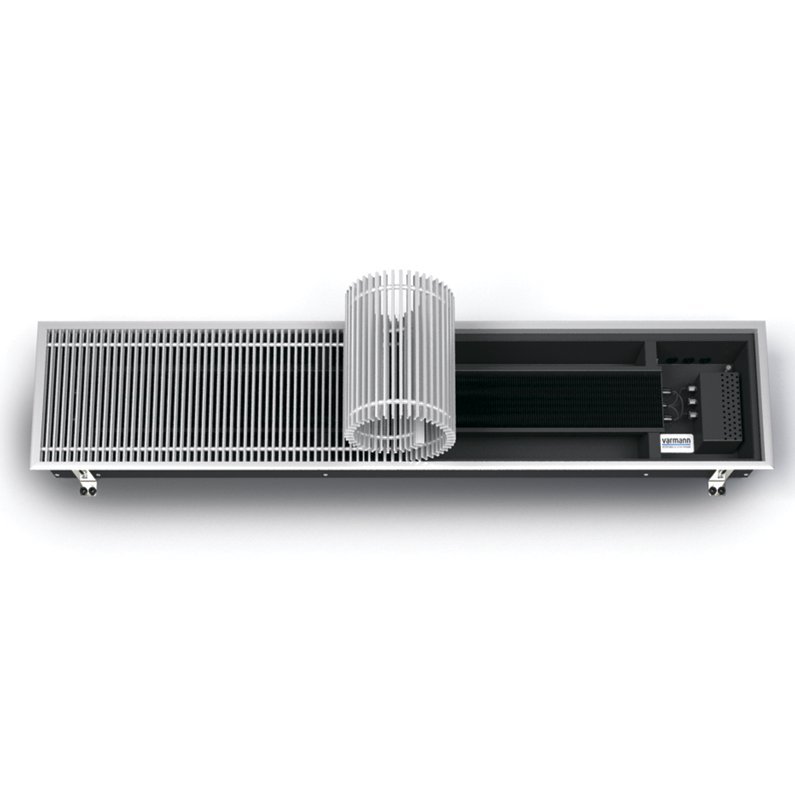 Внутрипольный конвектор Varmann Qtherm Electro QE 230.110.1750 RR U EV1