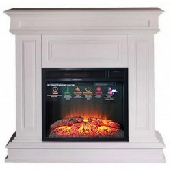 Каминокомплект Interflame Полярис с очагом Foton 23 FX белый