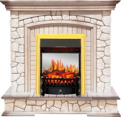 Каминокомплект Royal Flame Preston с очагом Fobos FX M Brass