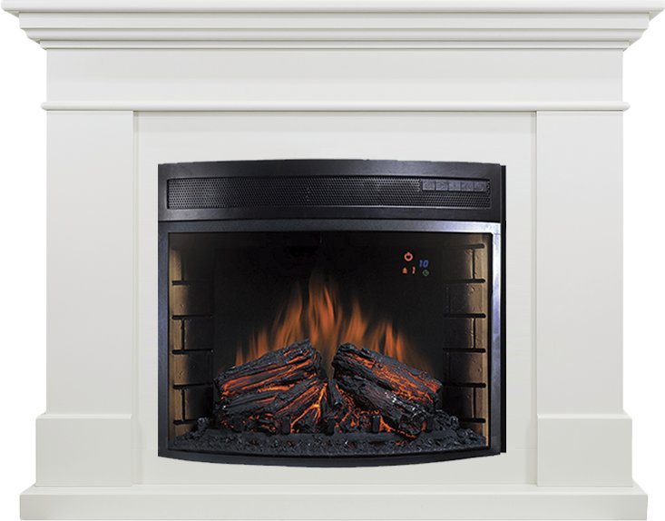 Каминокомплект Royal Flame California белый с очагом Dioramic 28 LED FX