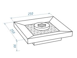 Настольный биокамин Good Fire Шале S КН-07S