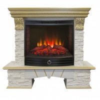 Каминокомплект RealFlame Rockland LUX 25/25,5 с очагом Evrika 25,5 LED