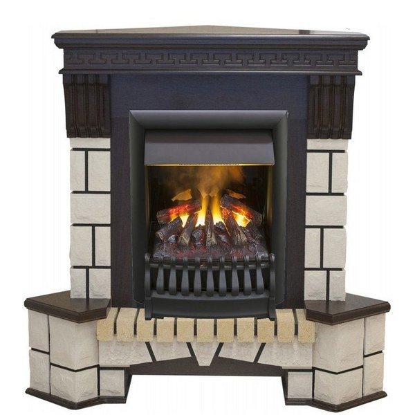 Каминокомплект RealFlame Stone Corner new STD/EUG с очагом 3D Oregan