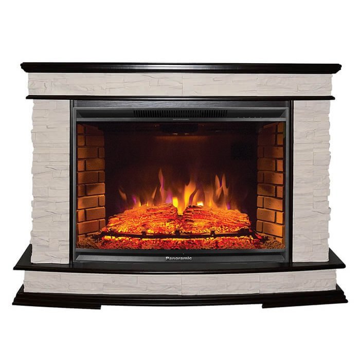Каминокомплект Interflame Памир сланец венге с очагом Panoramic 33 LED FX