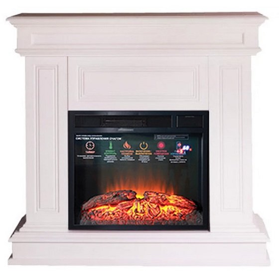 Каминокомплект Interflame Полярис с очагом Foton 23 FX бежевый