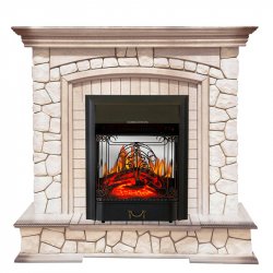 Каминокомплект Royal Flame Preston с очагом Majestic FX M Black