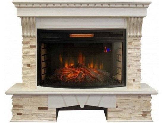 Каминокомплект RealFlame Sorento 33 с очагом Firespace 33W S IR