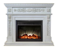 Каминокомплект RealFlame Estella 25,5/26 WT с очагом MoonBlaze LUX Black