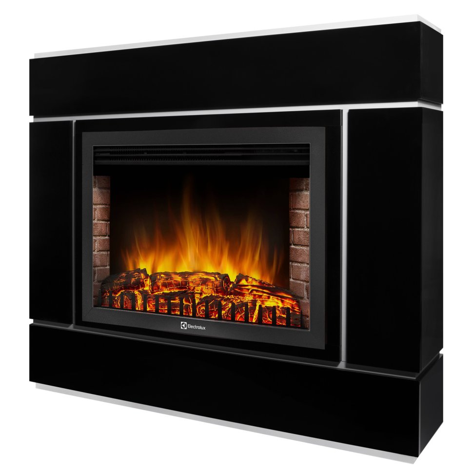 Каминокомплект Firelight Lacado 30 с очагом Electrolux EFP/P-3020LS черный