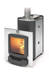 Печь отопительная Теплодар Сибирь-20 ЛРК Панорама (2.0) (без двери 16"/обрамления)