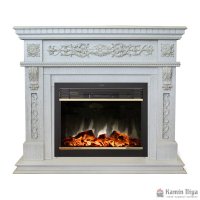 Каминокомплект RealFlame Estella 25,5/26 WT с очагом MoonBlaze LUX Brass