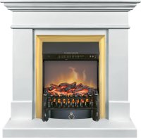 Каминокомплект Royal Flame California STD SFT с очагом Fobos FX M Brass белый (разборный)