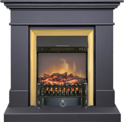 Каминокомплект Royal Flame California STD SFT с очагом Fobos FX M Brass серый графит (разборный)