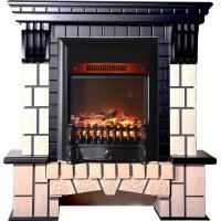 Каминокомплект Interflame Экстер М венге с очагом Fobos FX M Black