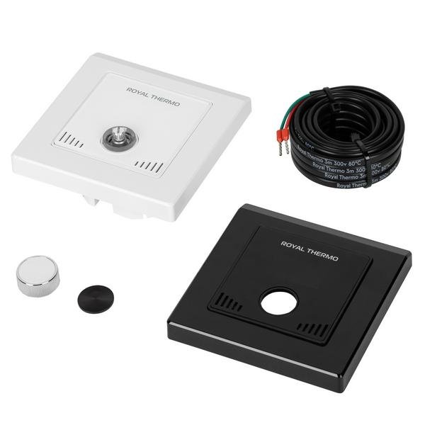 Комплект теплого пола Royal Thermo Doublepower Cable RTDC 2-17-500 с терморегулятором RTI-16