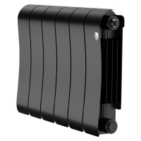 Биметаллический радиатор отопления Royal Thermo Infinity 300 6 секций Noir Sable