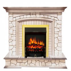 Каминокомплект Royal Flame Preston с очагом Fobos FX Brass