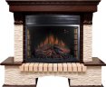 Каминокомплект Royal Flame Pierre Luxe мелкий сланец бежевый c очагом Dioramic 28 LED FX