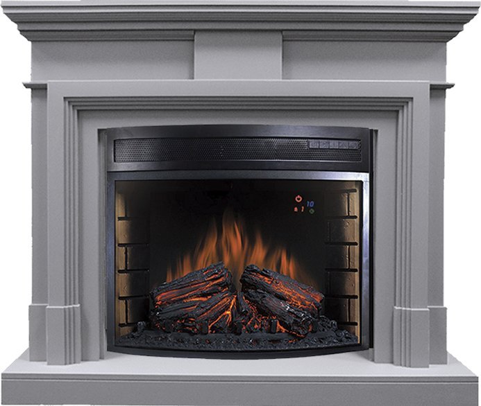 Каминокомплект Royal Flame Coventry серый с очагом Dioramic 28 LED FX