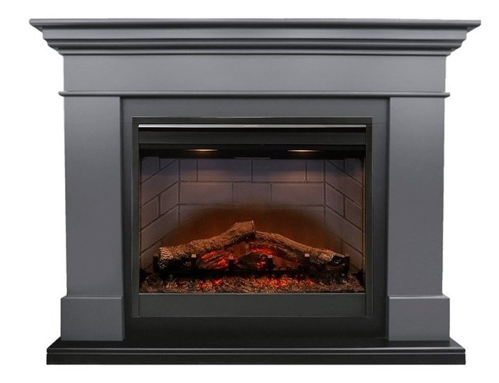 Каминокомплект Dimplex California Graphite Grey с очагом Symphony 2608
