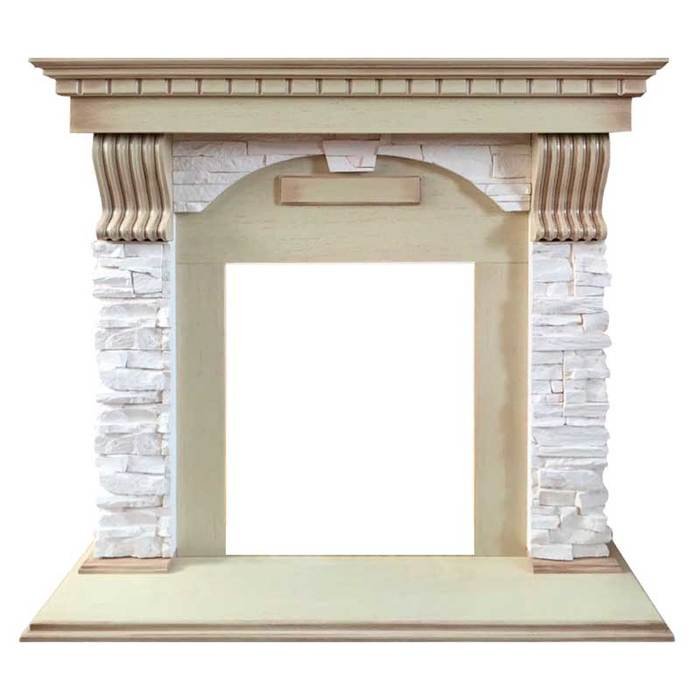 Портал Dimplex Dublin Classic арочный сланец крем