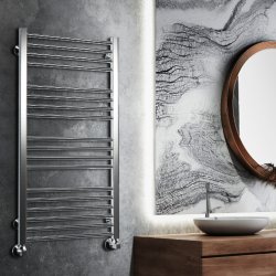 Электрический полотенцесушитель Royal Thermo Stato П11 500х800 полированная сталь