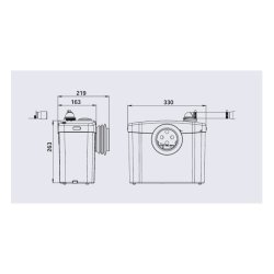 Канализационная установка SFA SANIBROYEUR