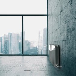 Биметаллический радиатор отопления Royal Thermo PianoForte 500 12 секций Silver Satin