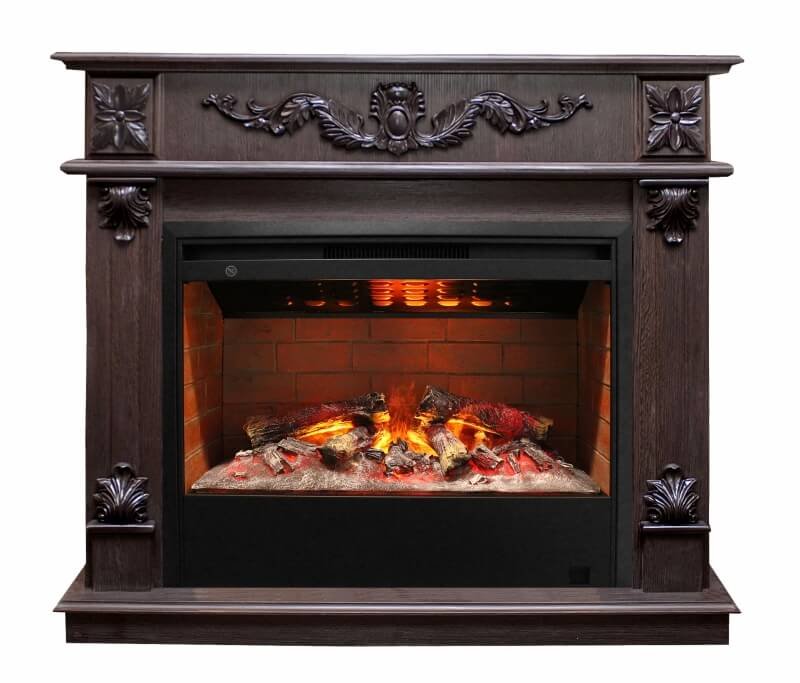 Каминокомплект RealFlame Philadelphia 25,5/26 DN с очагом 3D Helios 26