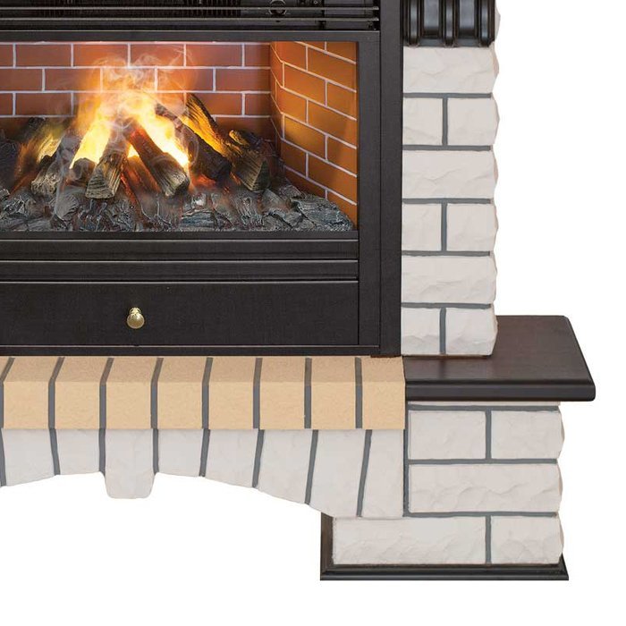 Каминокомплект RealFlame Country 26 AO с очагом 3D Novara