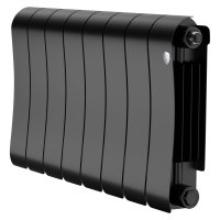 Биметаллический радиатор отопления Royal Thermo Infinity 300 8 секций Noir Sable