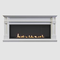 Встроенный портальный биокамин SteelHeat Bordo Long стемалит