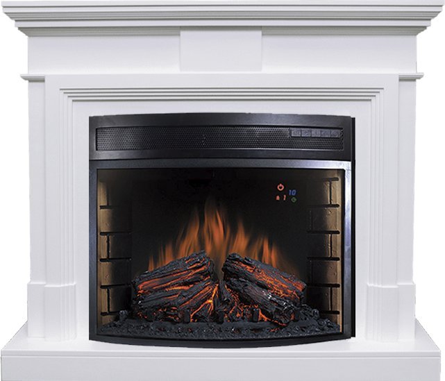Каминокомплект Royal Flame Coventry белый с очагом Dioramic 28 LED FX