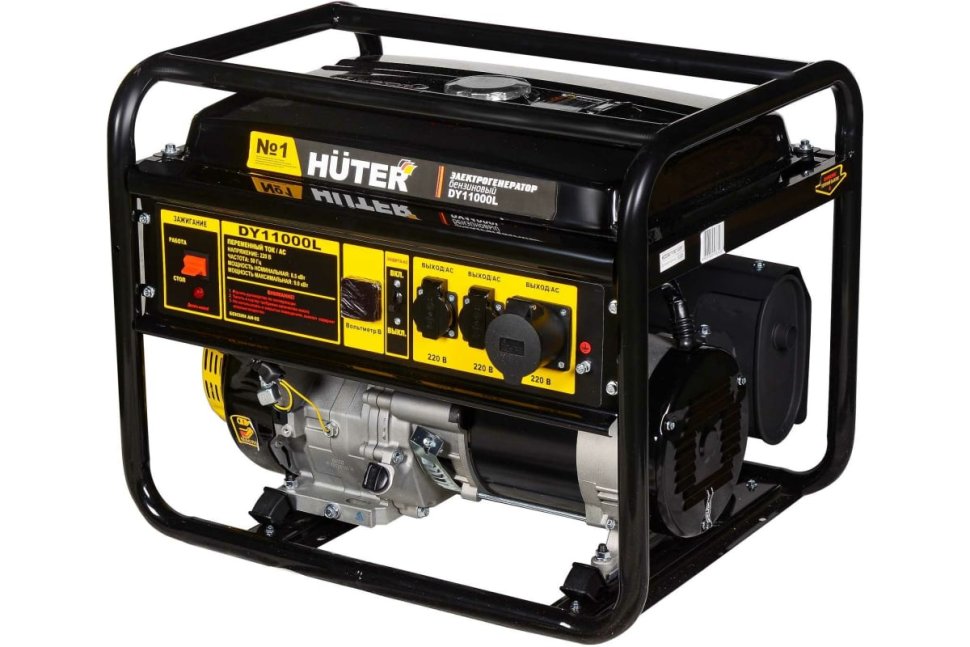 Бензиновый электрогенератор Huter DY11000L