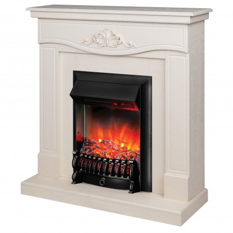 Каминокомплект RealFlame Junona WT с очагом Fobos Lux Black S