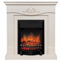 Каминокомплект RealFlame Junona WT с очагом Fobos Lux Black S