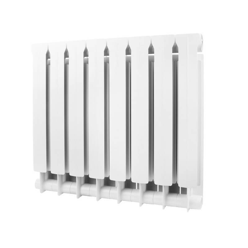 Радиатор биметаллический Global STYLE EXTRA 500 8 секций нижнее правое подключение