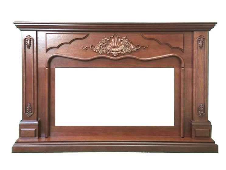 Портал Interflame Версаль коньячный дуб под очаг Foton 36 LED FX QZ